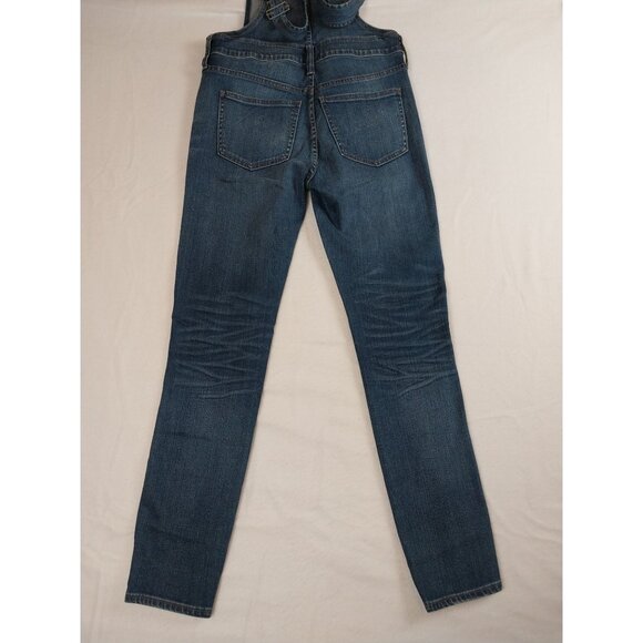 Madewell Coveralls Blue Denim Skinny Leg Sz XS - Picture 10 of 15